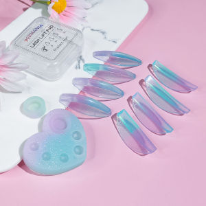 พาเลทติดขนตาปลอม PERMANIA พร้อมแท่งซิลิโคน ที่ดัดขนตา แผ่นกาวยกขนตา อุปกรณ์ยกขนตาสำหรับแต่งหน้า