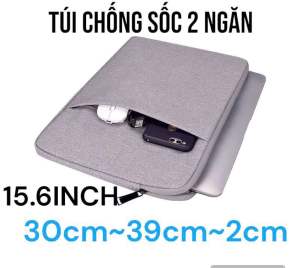 Túi Chống Sốc Laptop 2 ngăn có Quai xách Chống Nước 15.6 Inch 14 Inch 13 Inch Túi đựng laptop nam nữ chống sốc cao cấp