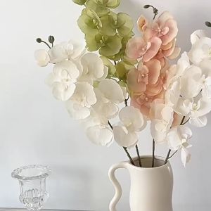 Artificial Flowers Butterfly Orchid Home Room Decora Festival Wedding Wreath Outdoor Garden Yard Bridal Bouquet DIY Garland Gift