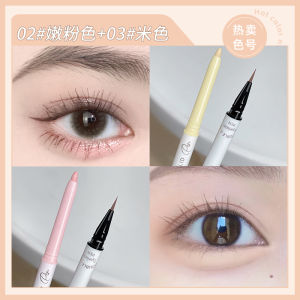Waterproof Double-Ended Eyeliner Pen Smudge-Proof Highlighting Illuminating Under-Eye Definition Long-Lasting Color Pigment