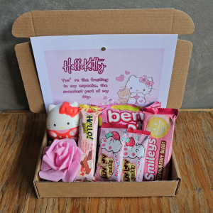 ✨ Pink Kitty Cute Gift for Girls with Treats and Snacks Gifts for Birthday Christening Monthsary Romance