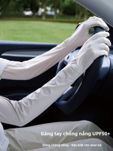 MiiOW | Mitts Lớn Mềm Mại Dài Đến Elbow Sun Protection Ice Silk Driveway Không Thấm Mồ Hôi Giữ ấm Tay Giày Bệt Tay