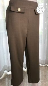 Simply กางเกงผ้าคอตตอน กางเกงขายาวผู้หญิง กางเกงเจ็ดส่วน รุ่น02