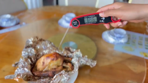 Digital Food Thermometer – Instant Read Backlit LCD Foldable Probe Magnetic Storage High Accuracy ±0.8°C (BBQ/Steak/Kitchen/Food)