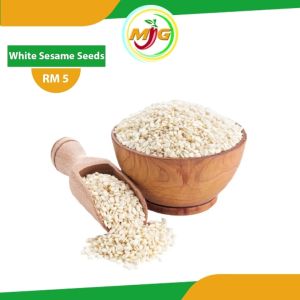 Ellu Raw Bijan Putih Ez Bizy White Sesame Seeds/Lengah Putih - 300g Cooking Ingredients