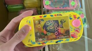 5Pcs Water Circle Game Machine Toys Children Handheld Water Circle Throw Circle Extruding Toy For Kids Gift