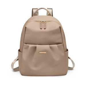 GOLF QUALITY Cute Backpacks for Women Elegant Ladies Backpack Purse Solid Color Small Back Pack Bags Multi Pockets Aesthetic Female Bag