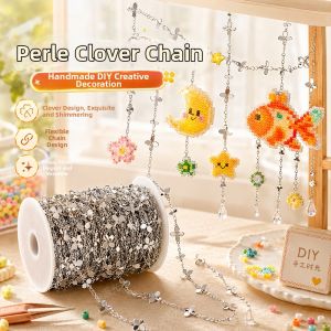 YUGUANG | DIY Charm Chain Accessories Leaf Diamond Metal