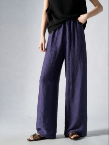 Breathable Comfort Naia Acetate Casual Pants