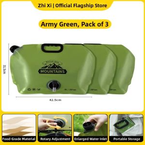 Portable Foldable Large Capacity Water Bag with Faucet