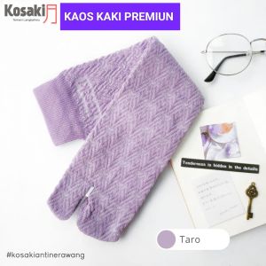 Kosaki Etniko Jempol Kaos Kaki Muslimah Kaos Kaki Motif Timbul Kaos Kaki Dobel Tumit-TARO
