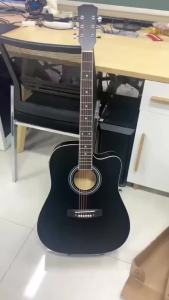 REVO KAWES 41 inch Acoustic Electric Guitar With 4EQ Pickup Low Action with Complete Accessories
