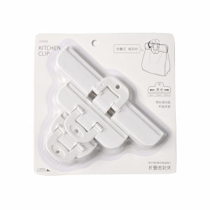 กิ๊บติดหัวเข็มขัดพับได้ขนาดใหญ่กลางเล็กสำหรับใช้ในครัว กันชื้น จับกินได้ ทำจากพลาสติก แหล่งกำเนิดจีนแผ่นดินใหญ่