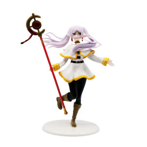 Bandai | Anime Frieren Beyond Journeys End Frieren Anime Figure PVC Cute Girl Figure Desktop Decor Collections Model Toys Gift