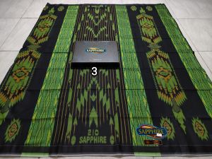 Sarung Sapphire Songket Timbul Kembang