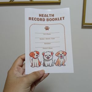 Pets Vaccination Record Booklet (Clean and Minimalist Trending design) Health Tracking for Cats and Dogs Vet Certificate Immunization Deworming Vet Card Customize