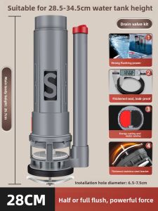 TEM | Universal Flush Valve & Water Supply Valve Set