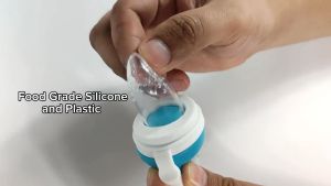 Cho Bé Ăn Trái Cây Núm Vú Giả BPA Free Silicone Thực Phẩm Tươi Ăn Bunny Thiết Kế Mọc Răng Đồ Chơi Núm Vú