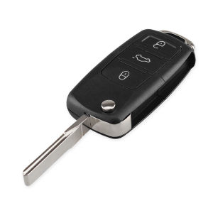 KEYYOU ABS Remote Vỏ Chìa Khóa Xe Volkswagen VW Polo Passat B5 Golf MK5 Beetle 3 Nút Thay Thế Chìa Khóa Ô Tô