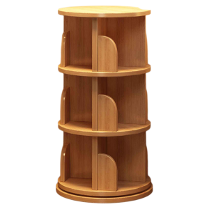 ZHUOHE | Rotating Corner Bookcase
