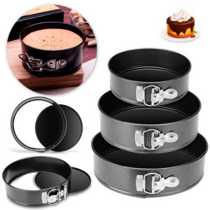 Thép carbon không dính khuôn bánh Khay nướng bánh hình tròn Khuôn nướng lỏng cơ sở bakeware Khuôn nướng bánh khuôn nướng