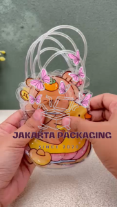 Zipper Handle Capybara Kartun UK ± 20 cm Termasuk Gagang MIN 4PCS – Stylish dan Fungsional MN-1882