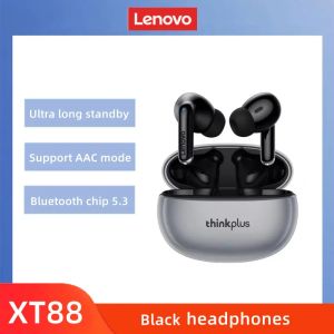 Lenovo | Lenovo XT88 TWS Wireless Earphones Bluetooth 5.3 Dual MIC Stereo Noise Reduction Bass HIFI Touch Control Earbuds Fashion2026 NEW