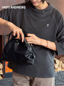 Gray Dralon Hooded Loose Fitting Long Sleeve Undergarment