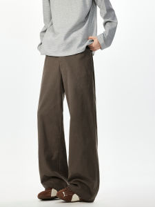 WUKONGYOUHUO | Stylish Casual Pure Color Loose Fit Trousers