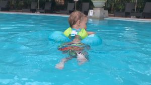 Baby Swimming Ring Inflatable Infant Floating Kids Float Swim Pool Accessories Circle Bath Inflatable Ring Toy