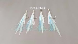 Bộ Mồi Câu Mực Giả Phát Sáng 3 Món Kèm Móc Câu Bộ Dụng Cụ Câu Jig Chậm Dành Cho Câu Biển & Câu Trên Thuyền Kèm Dây Kevlar