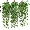 Cây nhân tạo dây leo treo tường mô phỏng cây leo treo tường trong nhà cây xanh trang trí tường giả hoa cây mây. 