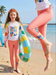 PPTOWN | Sun Protection Quick Dry Long Sleeve Pant Swimwear Set