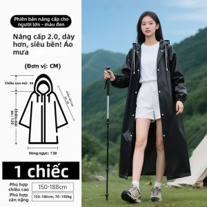 TAODUN | Áo Mưa Dài Cao Cấp Chống Mưa Nặng cho Hoạt Động Ngoài Trời