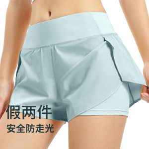 กางเกงขาสั้นออกกำลังกายสำหรับผู้หญิง ระบายอากาศได้ดี แห้งเร็ว กางเกงโยคะ วิ่ง ออกกำลังกาย ฤดูร้อน 2024 กางเกงขาสั้นสำหรับผู้หญิง