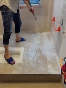 [In Stock]NEW Magic Broom 52cm Clean Sweep Wiper Toilet Bathroom Window Floor Wiper Dual-Use  Lazy Magic Mop 魔法扫把