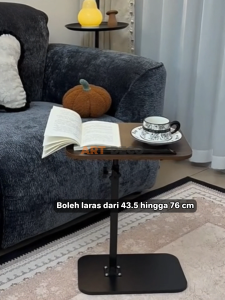 Side Table Living Room Modern Coffee Table Sofa Side Table Laptop Table Height Adjustable Table Lifting Table Study Table Meja Tepi Kecil
