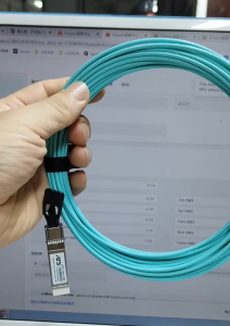 10G SFP+ AOC Cable OM3 10G BASE Active Optical SFP Cable high speed compatible with Cisco Huawei MikroTik HP Intel Dell