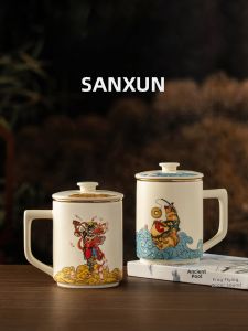 SANXUN | Prosperity Feng Shui Teacup Water Separation Cup