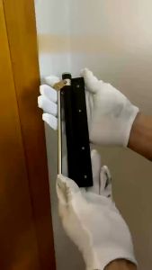 Ikura Tools Mini Hiden Door Closer Model Pintu Koboi Penutup Penahan Pintu Otomatis - Alat Penutup Pintu Otomatis Bisa Disetel Kekerasan - Engsel Koboi Door Closer - Door Stopper Hidden Untuk Pintu Kayu Aluminium Plastik