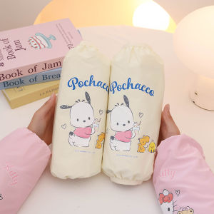 Waterproof Kitty Cat Sleeve Covers Adorable Cartoon Nylon Workwear Winter Downproof Stain-resistant Childrens Ice Sleeve