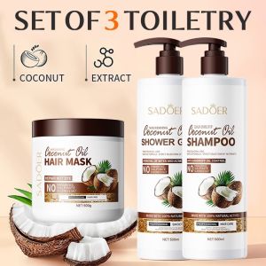Coconut Shampoo & Intensive Moisture Hair Care Bundle