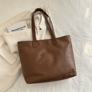 Túi Xách Da Mềm Thời Trang Cho Nữ 2024 Túi Tote Đeo Vai Dung Tích Lớn Đơn Giản Mới Về Đi Làm Thường Ngày Túi Xách Mềm Mại