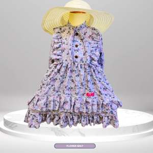 GAMIS ANAK CRINKLE MOTIF / shafira gamis anak usia 3-7 tahun