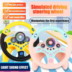 Steering Driving Toy Back Seat Car Steering Wheel Toys Car Game Toy For Kids Learn And Play Driver Baby Steering Wheel Toddler Musical Toy