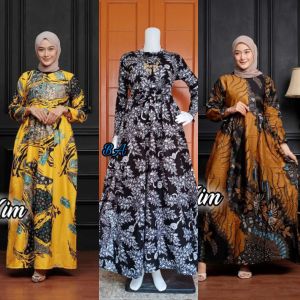 Bisa (COD) -Gamis batik. Gamis batik Jumbo LD 120 CM -gamis terbaru 2023 - BAJU GAMIS BATIK WANITA JUMBO - GAMIS BATIK Model TERBARU- Baju Lebaran - GAMIS WANITA MUSLIM - GAMIS WANITA MURAH Samping Pekalongan Karet Dress Motif