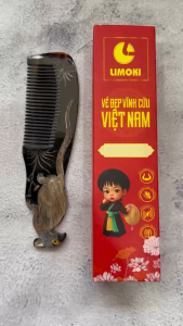 [BST 12 Con Giáp] Lược Sừng Mỹ Nghệ Limoki – Hình Chuột (Tý)