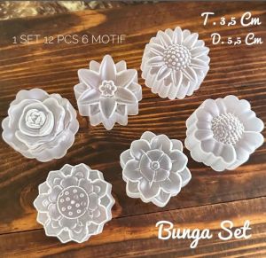 [ 12pcs Mix Motif ] Cetakan Puding Mini Loyang Pudding Agar Agar Cetakan Jelly Kue Serbaguna