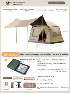 The Primitive | Automatic Inflating Tent Waterproof Canopy