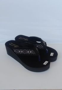 sandal wedges/sandal wanita/sandal terbaru rajut